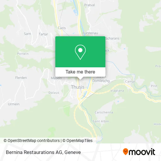 Bernina Restaurations AG map