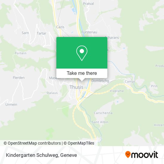 Kindergarten Schulweg map