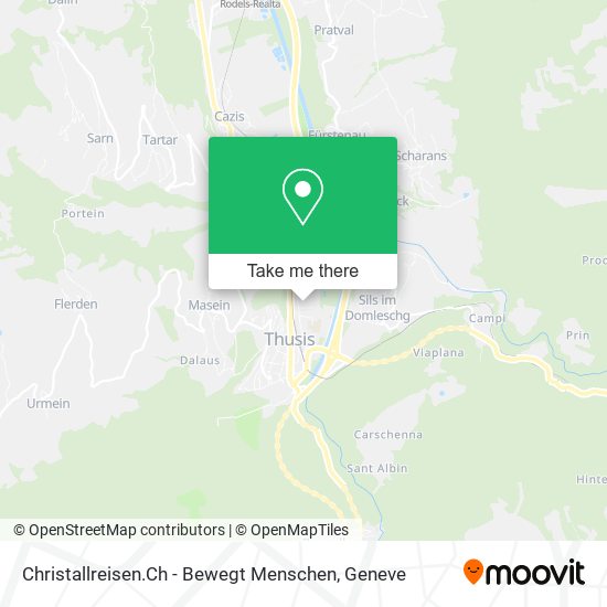 Christallreisen.Ch - Bewegt Menschen map