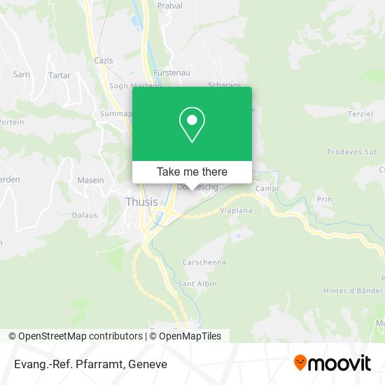 Evang.-Ref. Pfarramt map