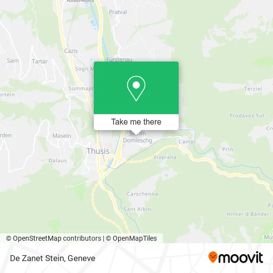 De Zanet Stein map