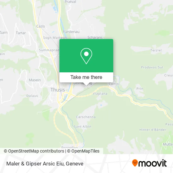Maler & Gipser Arsic Eiu map