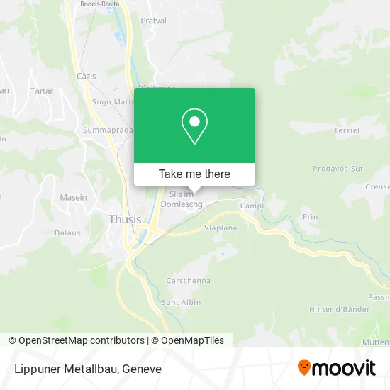 Lippuner Metallbau map