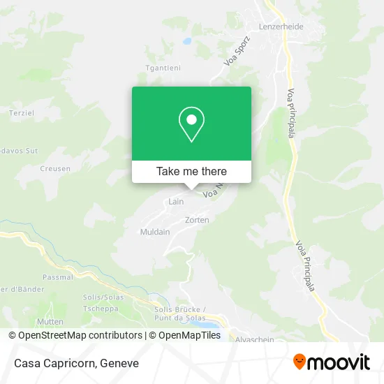Casa Capricorn map