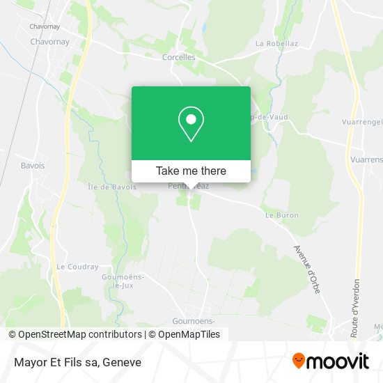 Mayor Et Fils sa map
