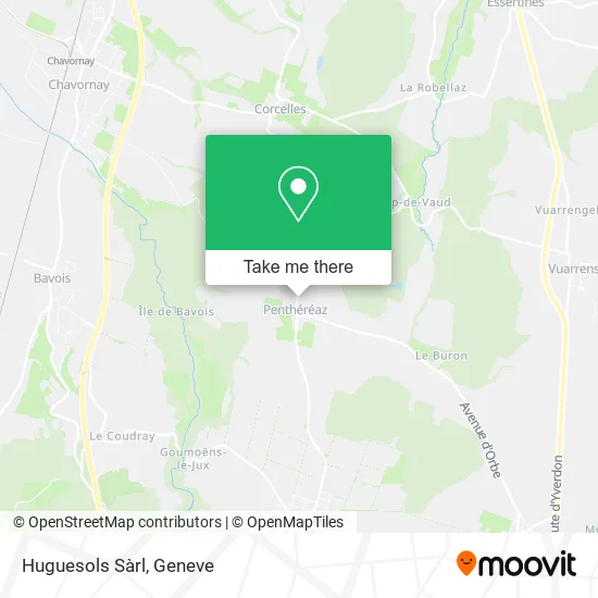 Huguesols Sàrl map