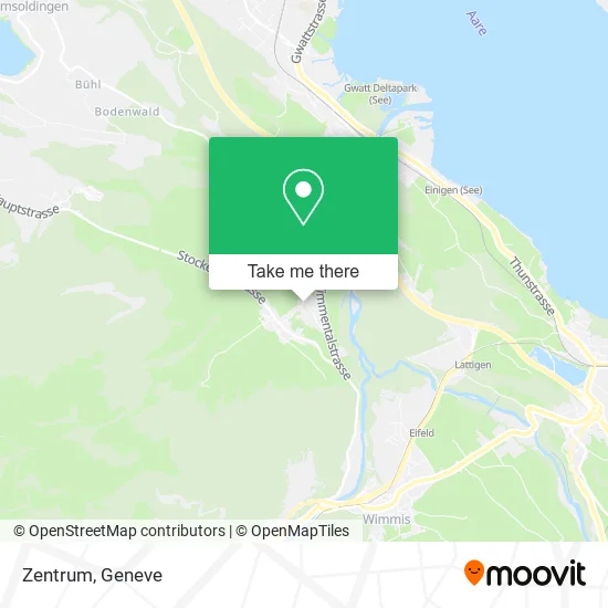 Zentrum map