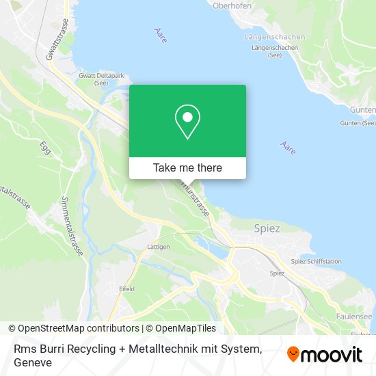 Rms Burri Recycling + Metalltechnik mit System map