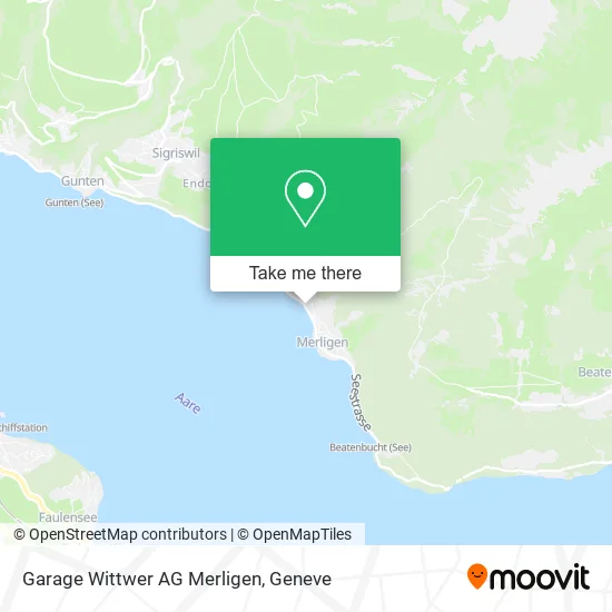 Garage Wittwer AG Merligen map