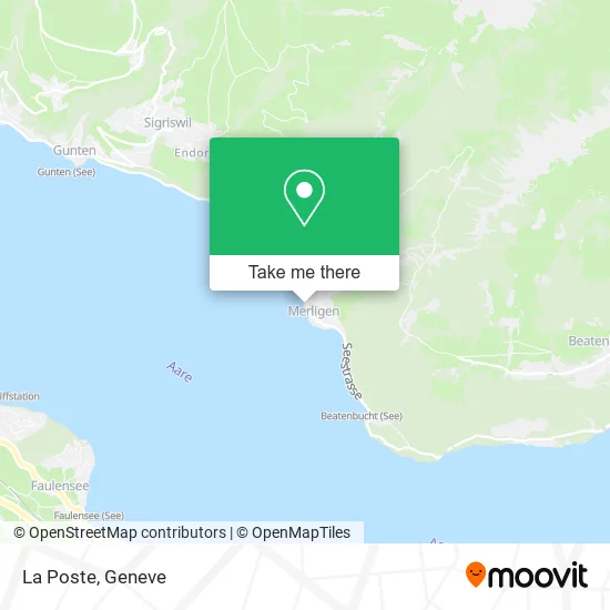 La Poste map