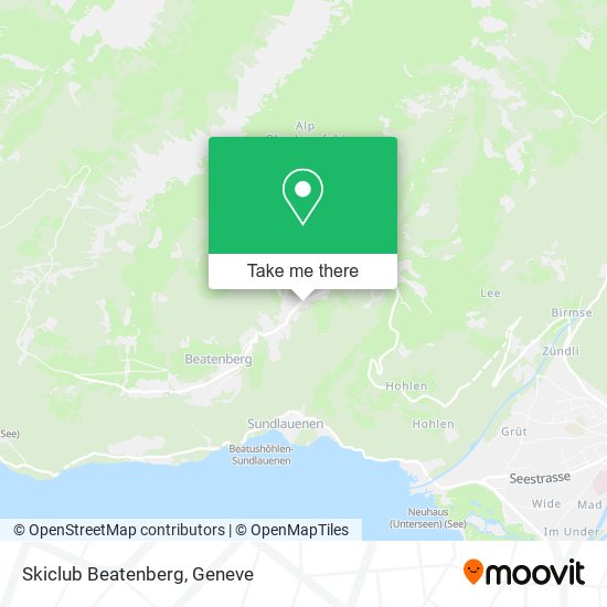 Skiclub Beatenberg map