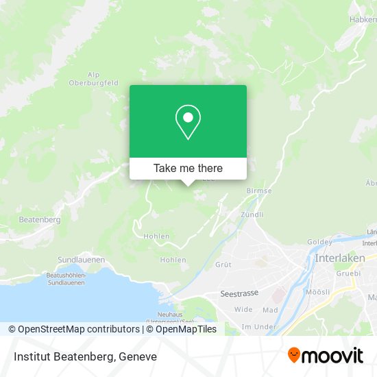 Institut Beatenberg map