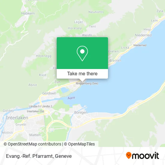 Evang.-Ref. Pfarramt map