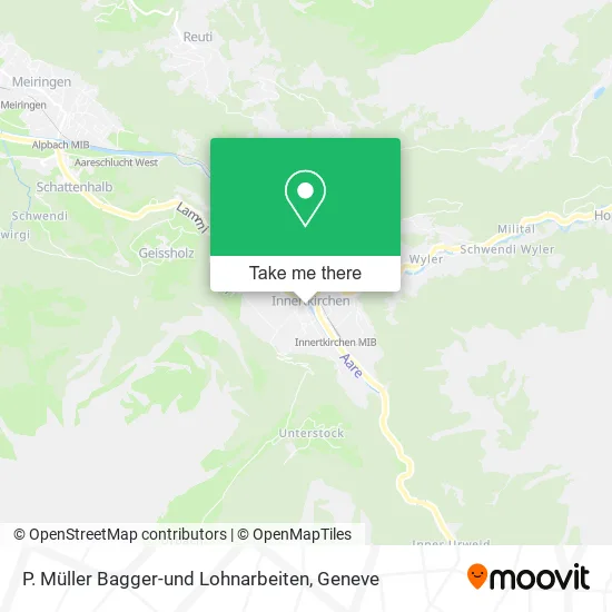 P. Müller Bagger-und Lohnarbeiten map