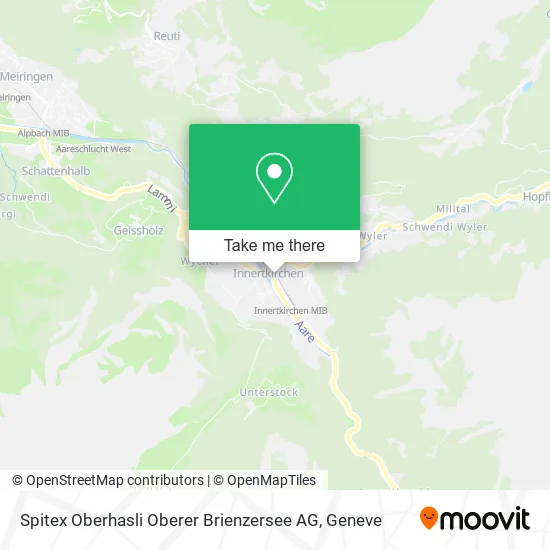 Spitex Oberhasli Oberer Brienzersee AG map