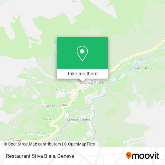 Restaurant Stiva Biala map
