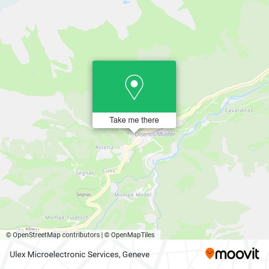 Ulex Microelectronic Services map