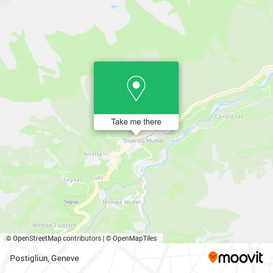 Postigliun map