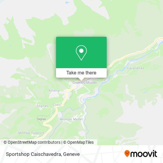 Sportshop Caischavedra map