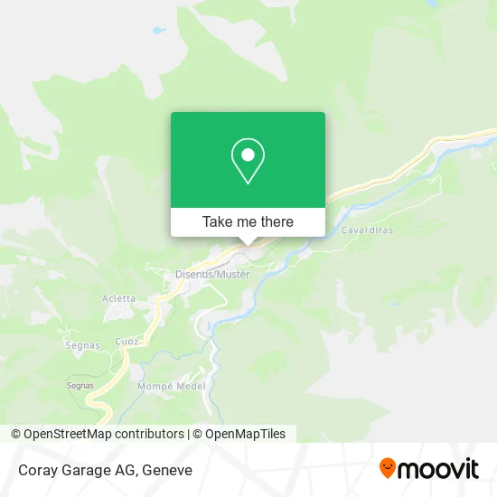 Coray Garage AG map