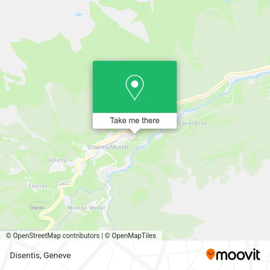 Disentis map