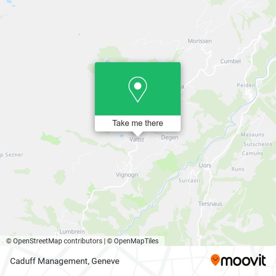 Caduff Management map