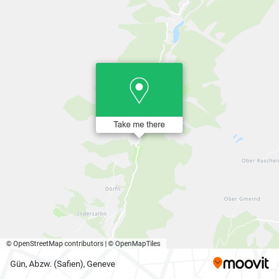 Gün, Abzw. (Safien) map