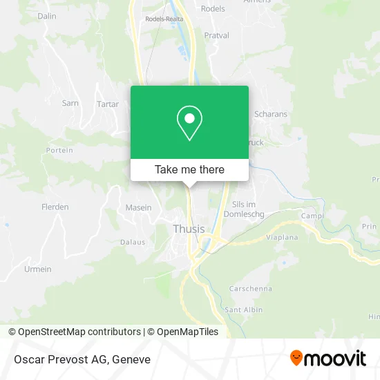 Oscar Prevost AG map