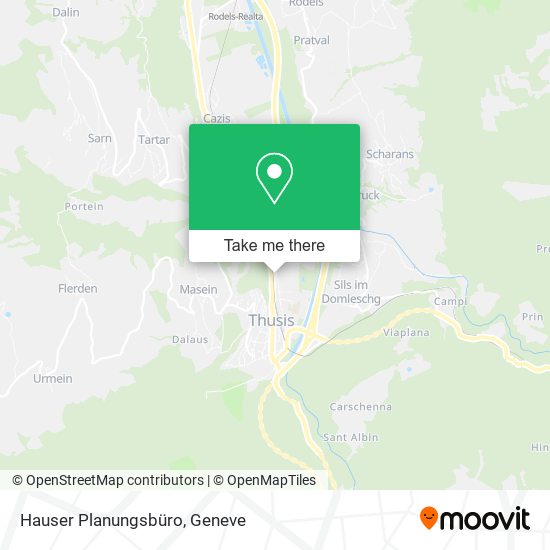 Hauser Planungsbüro map