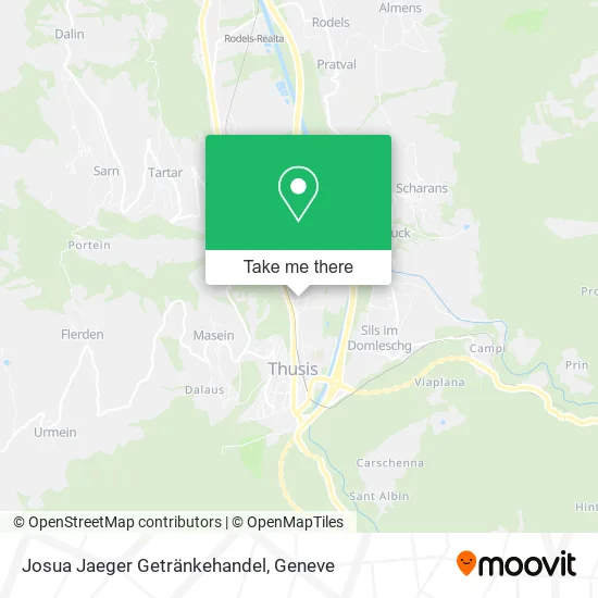 Josua Jaeger Getränkehandel map