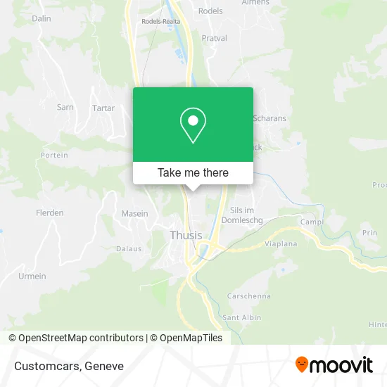 Customcars map