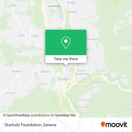 Starkids Foundation map