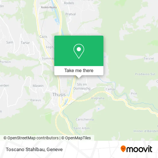 Toscano Stahlbau map