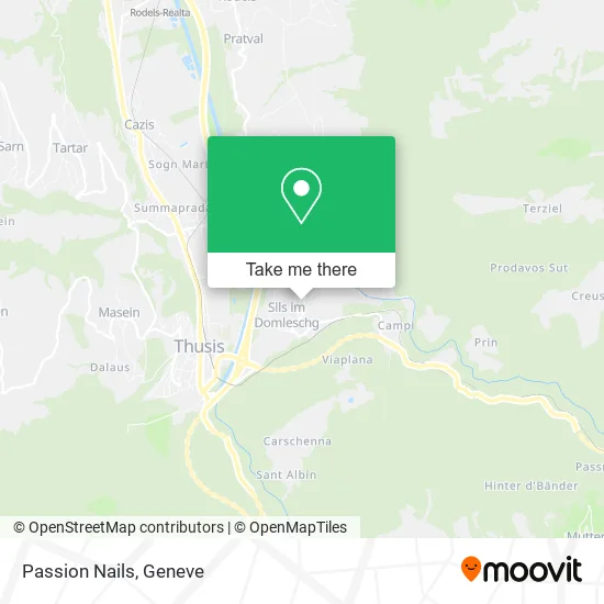 Passion Nails map