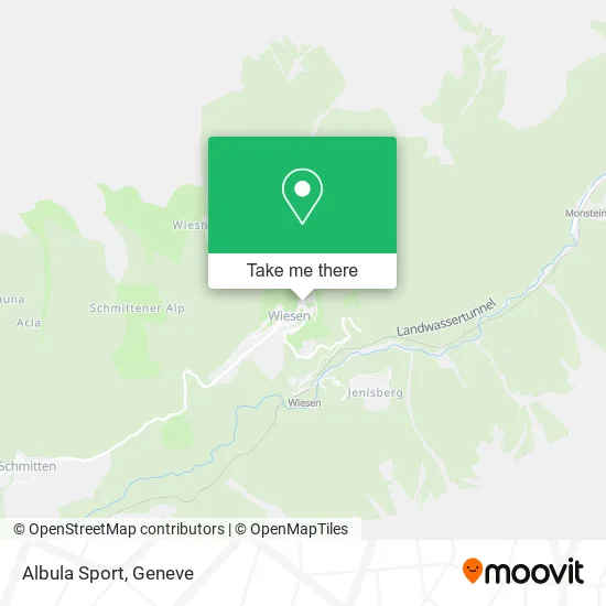 Albula Sport map