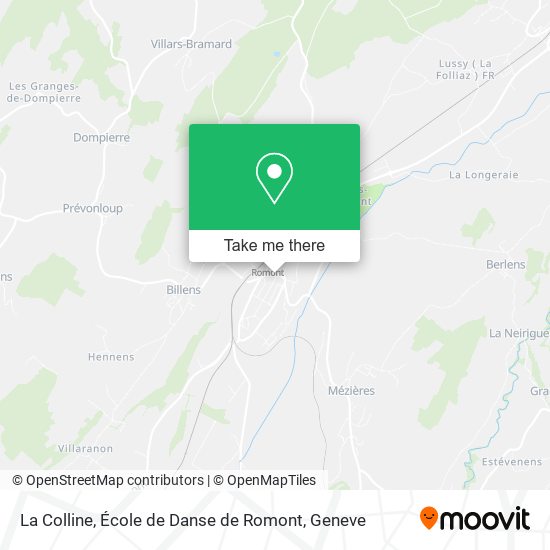La Colline, École de Danse de Romont map