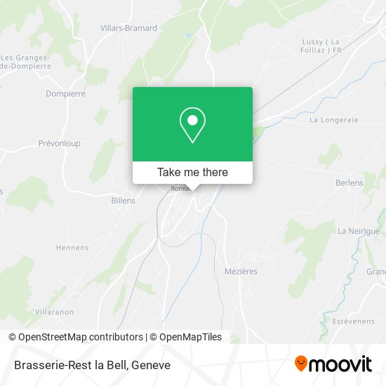 Brasserie-Rest la Bell map