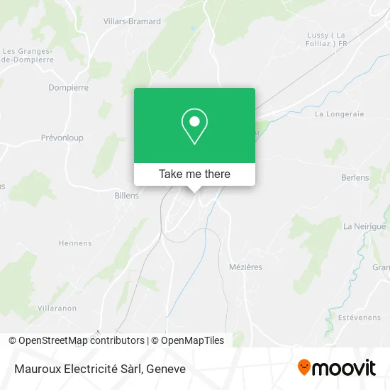 Mauroux Electricité Sàrl map