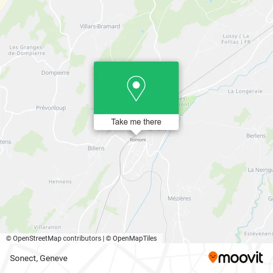 Sonect map