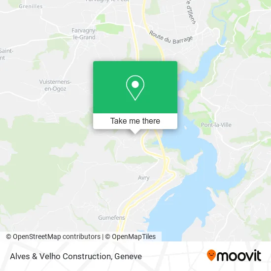 Alves & Velho Construction map