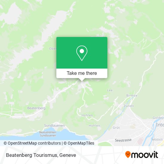 Beatenberg Tourismus map