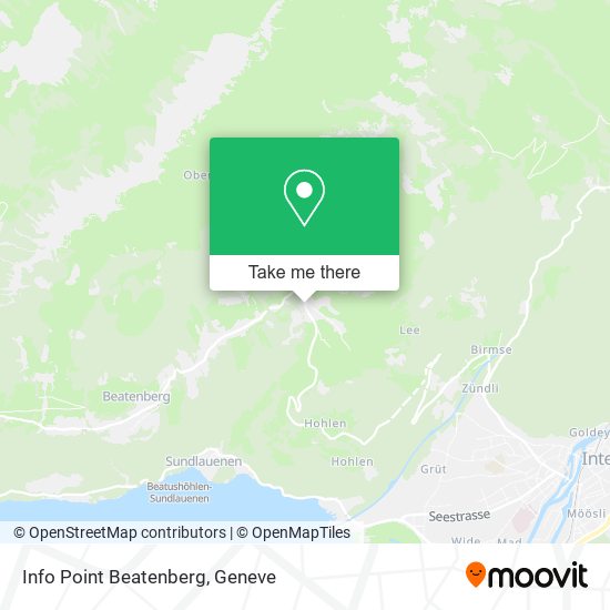 Info Point Beatenberg map