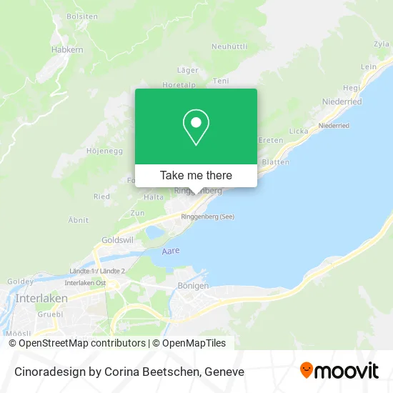 Cinoradesign by Corina Beetschen map