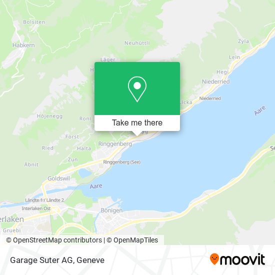 Garage Suter AG map