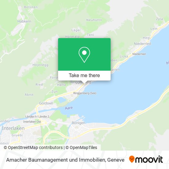 Amacher Baumanagement und Immobilien map