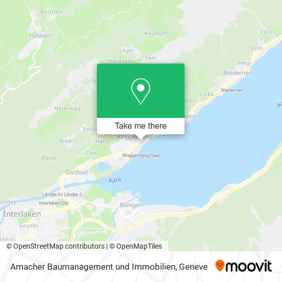 Amacher Baumanagement und Immobilien map