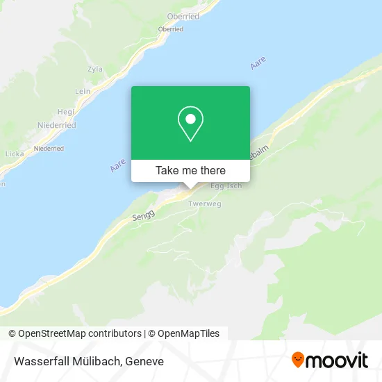 Wasserfall Mülibach map