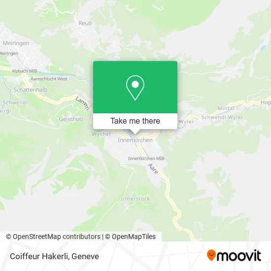 Coiffeur Hakerli map