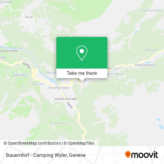 Bauernhof - Camping Wyler map