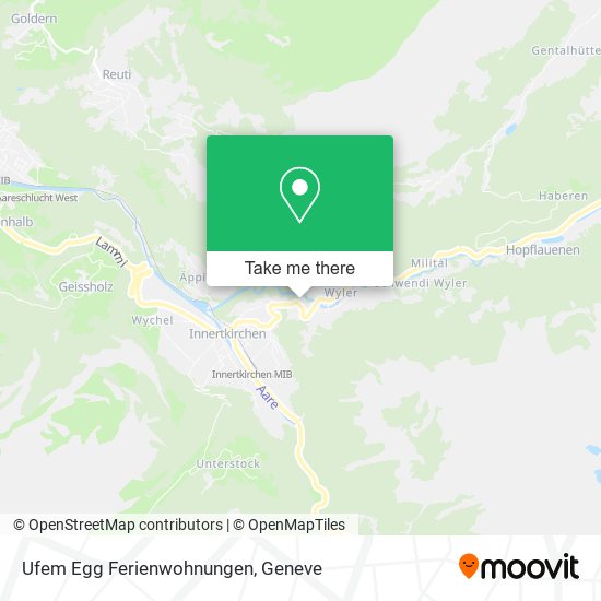 Ufem Egg Ferienwohnungen map